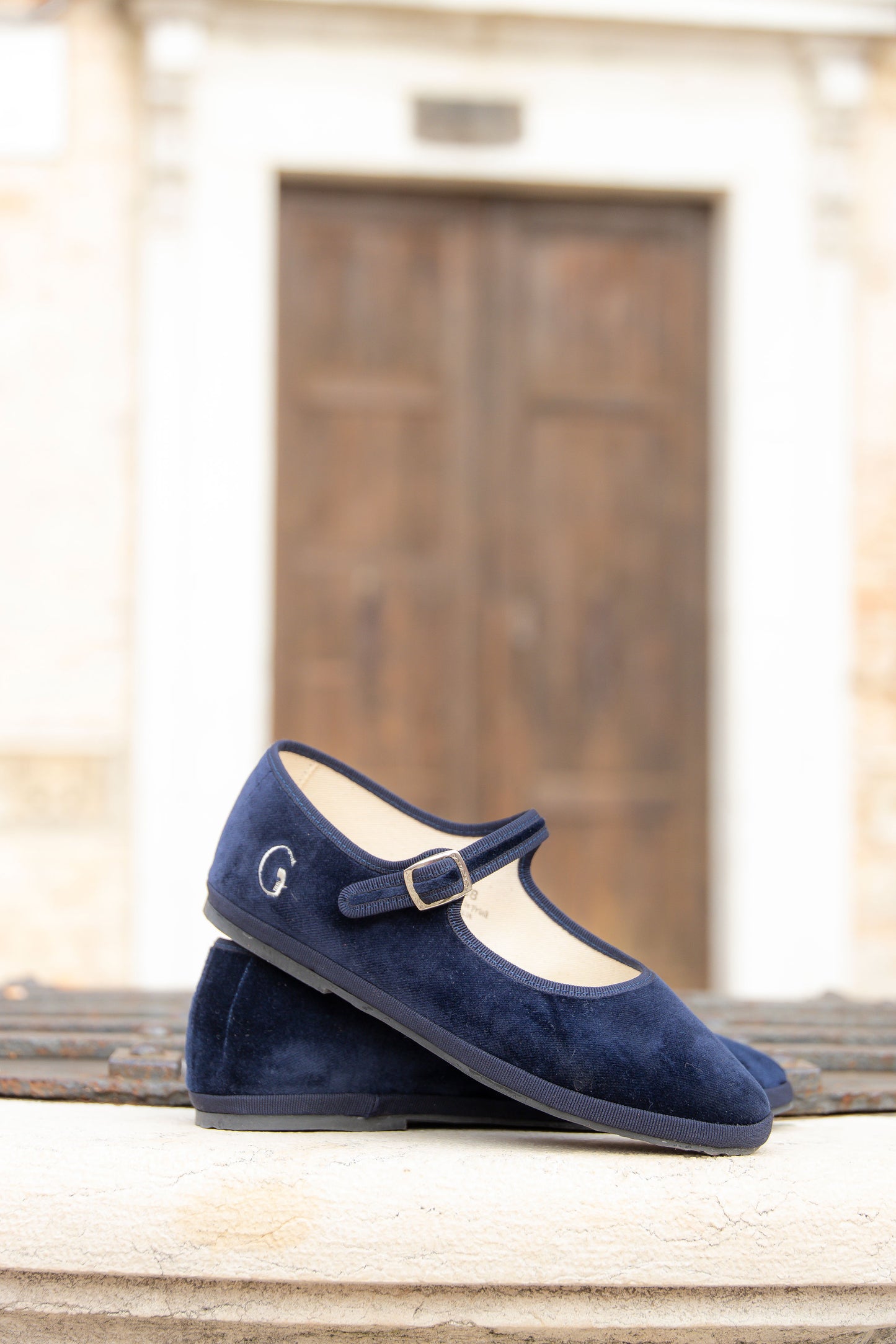 Balotina Mary Jane Dark Blue