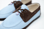 Venetian Essence in light blue By Gondolina Shoes