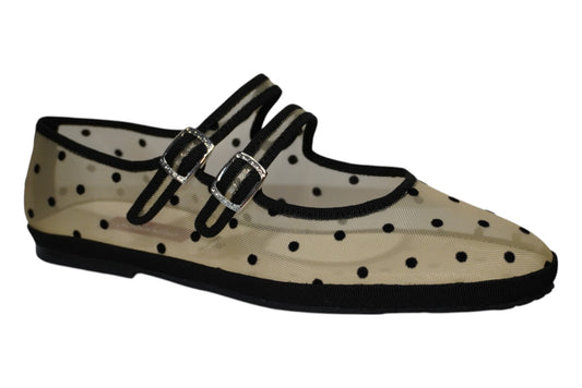 Mesh BonBon Nude Black