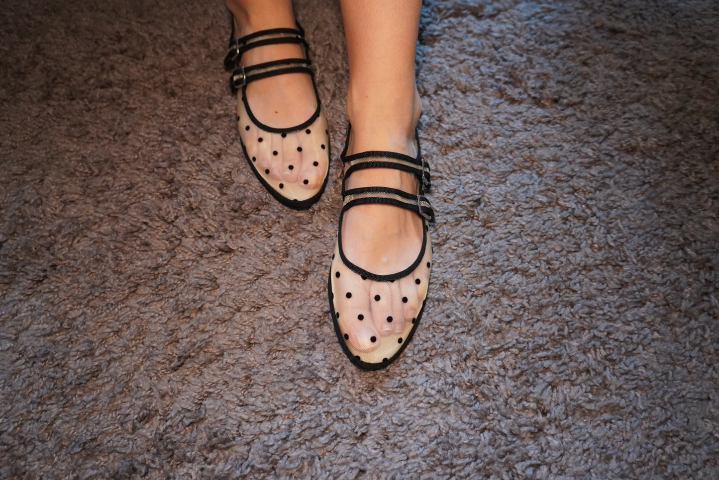 Mesh BonBon Nude Black