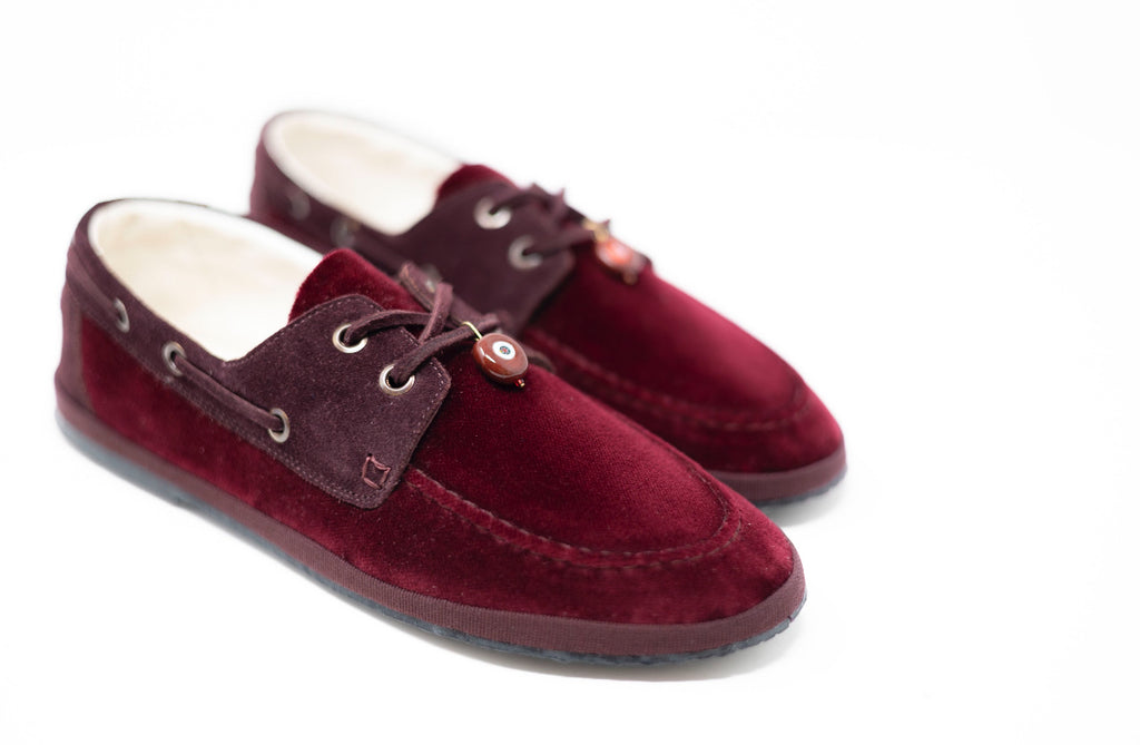 Venetian Essence in burdeaux red By Gondolina Shoes