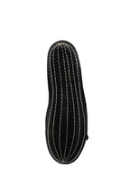 Handcrafted Gondolina Olympia tassel flats in black and leopard fringe in velvet, featuring authentic Venetian design, sole detail