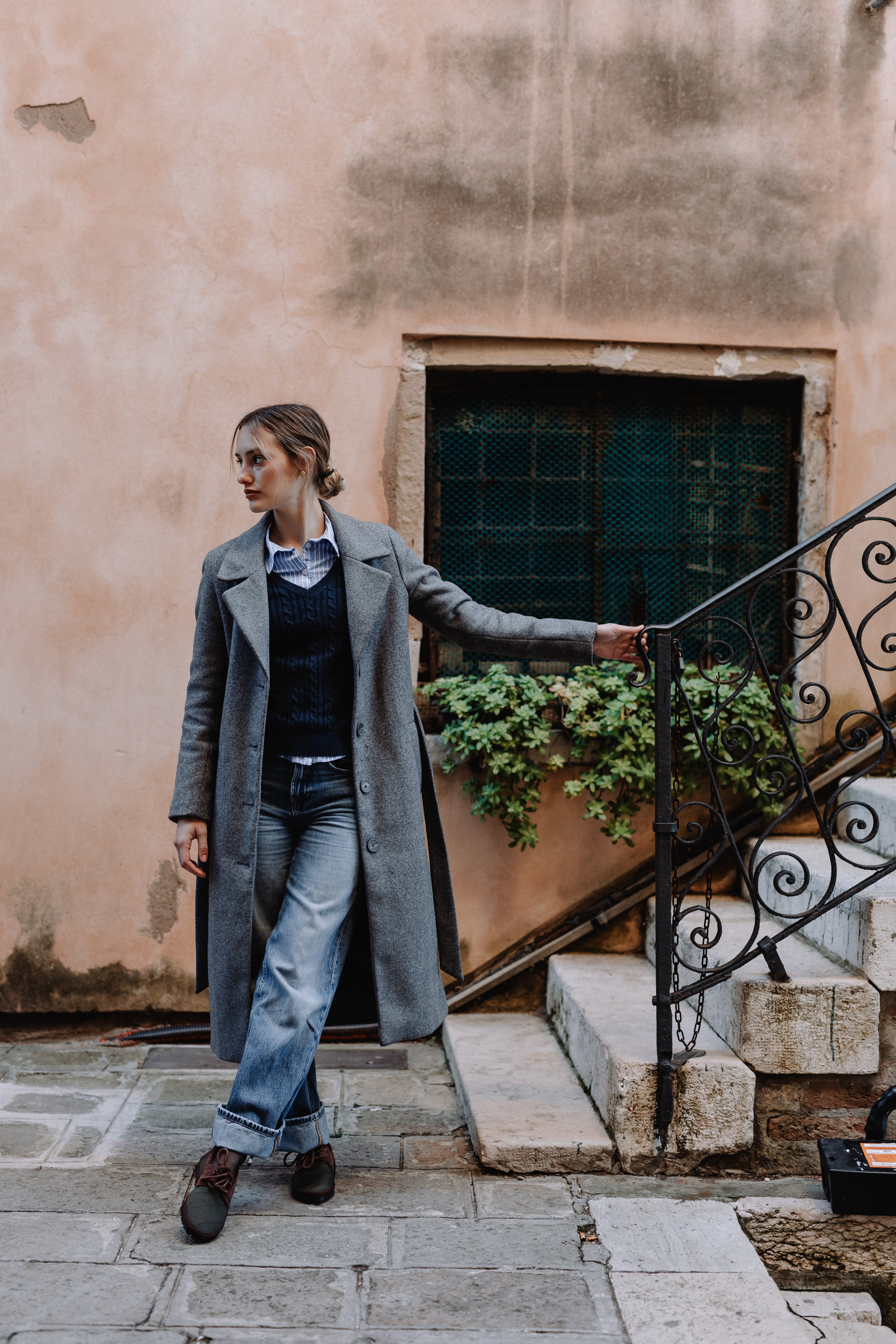 Handcrafted Gondolina Laguna loafers waterproof in green nylon, featuring authentic Venetian design, full-body