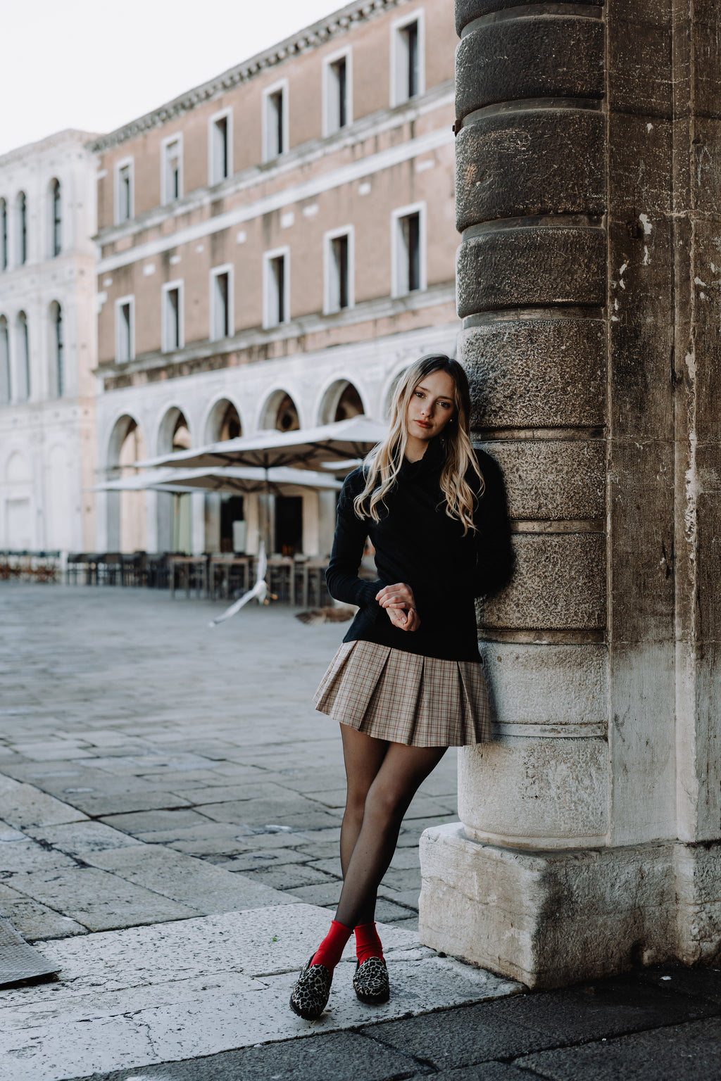 Handcrafted Gondolina Leopard loafers in print leopard velvet, featuring authentic Venetian design, full-body