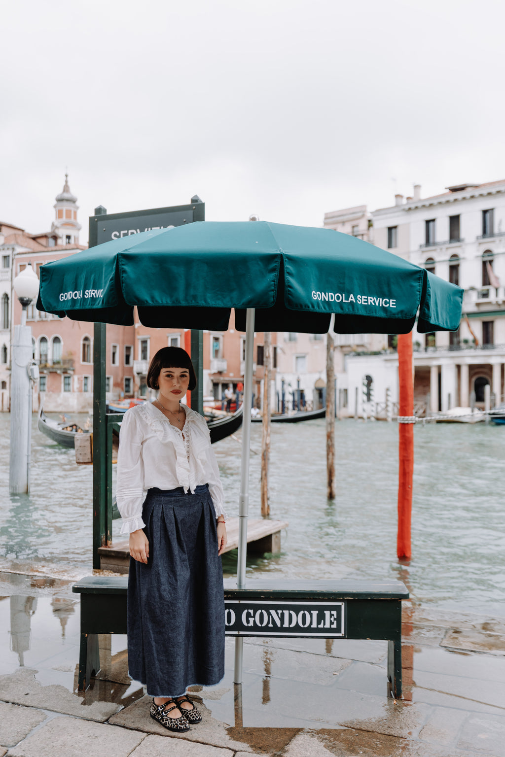 Handcrafted Gondolina Zebra Mary Jane in leopard print velvet, featuring authentic Venetian design, full-body