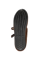 Handcrafted Gondolina Sigari Mary Jane in brown velvet, featuring authentic Venetian design, sole detail