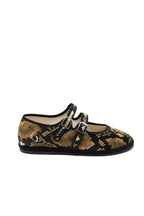 Handcrafted Gondolina Snake  Mary Jane in snake print, featuring authentic Venetian design, main view