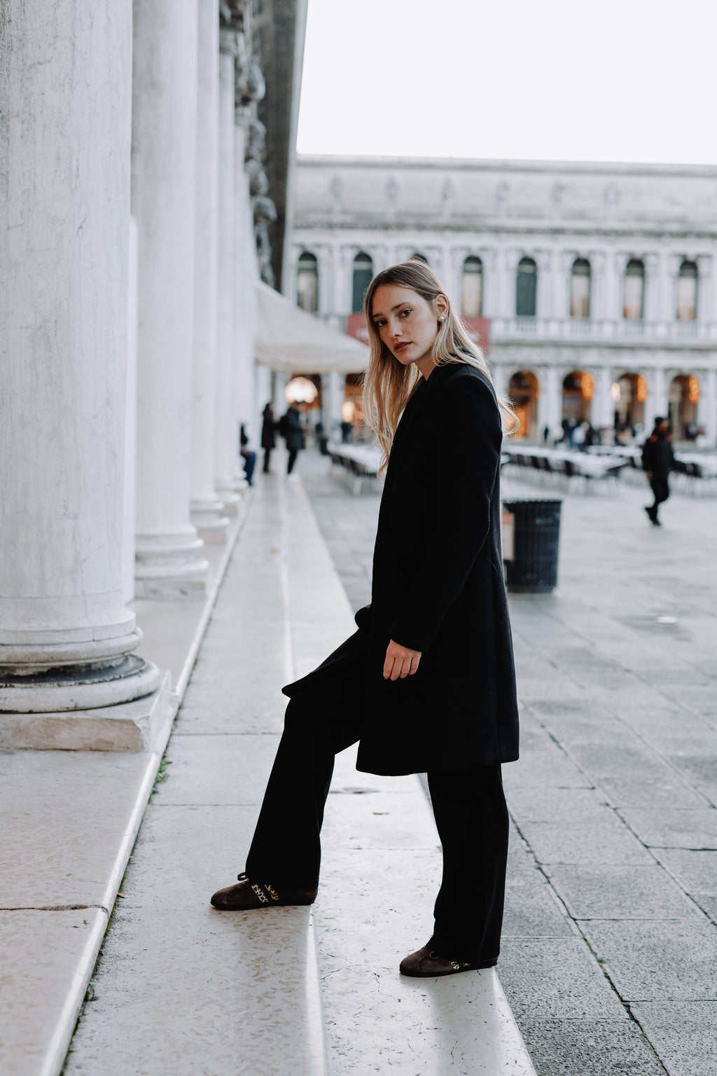 Handcrafted Gondolina Caorlina Sneakers in brown suede and leopard detail, featuring authentic Venetian design, full-body